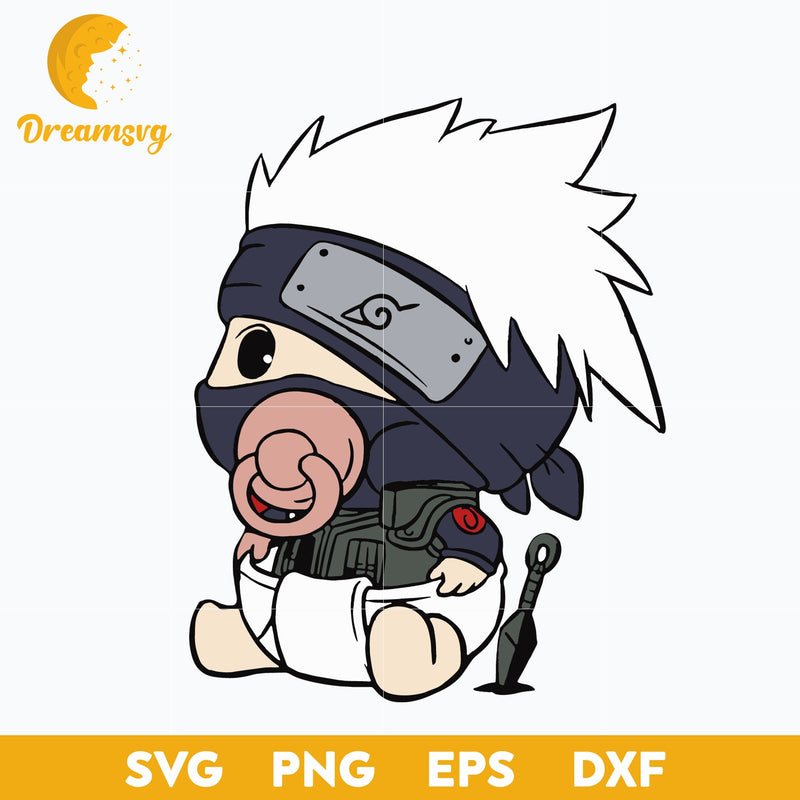 Hatake Kakashi Svg, Naruto Svg, file for cricut, Anime svg, png, eps, dxf digital download