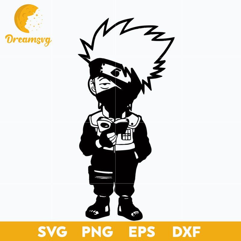 Hatake Kakashi Svg, Naruto Svg, Manga Character Svg, file for cricut, Anime svg, png, eps, dxf digital download