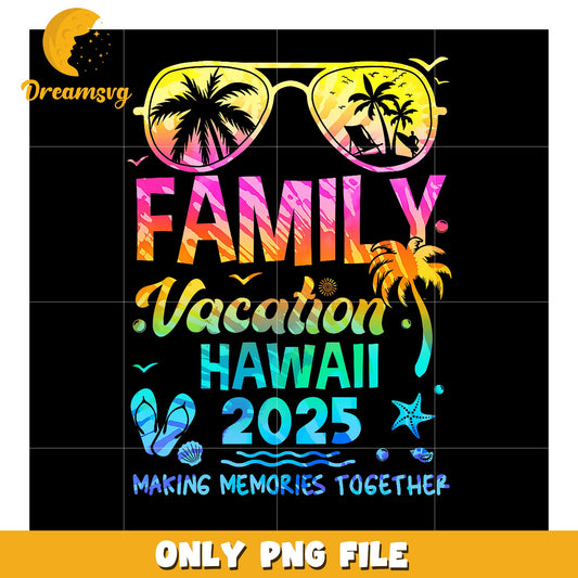 Hawaii Family Vacation 2025 PNG