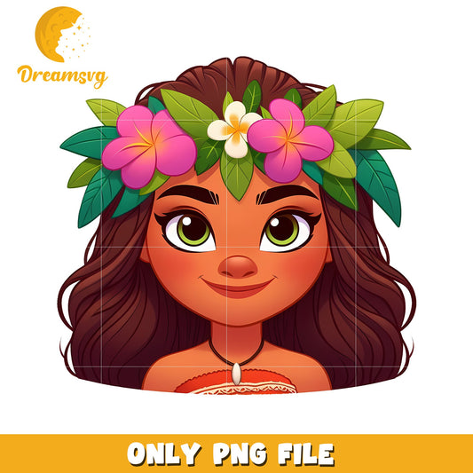 Hawaiian Girl PNG Clipart