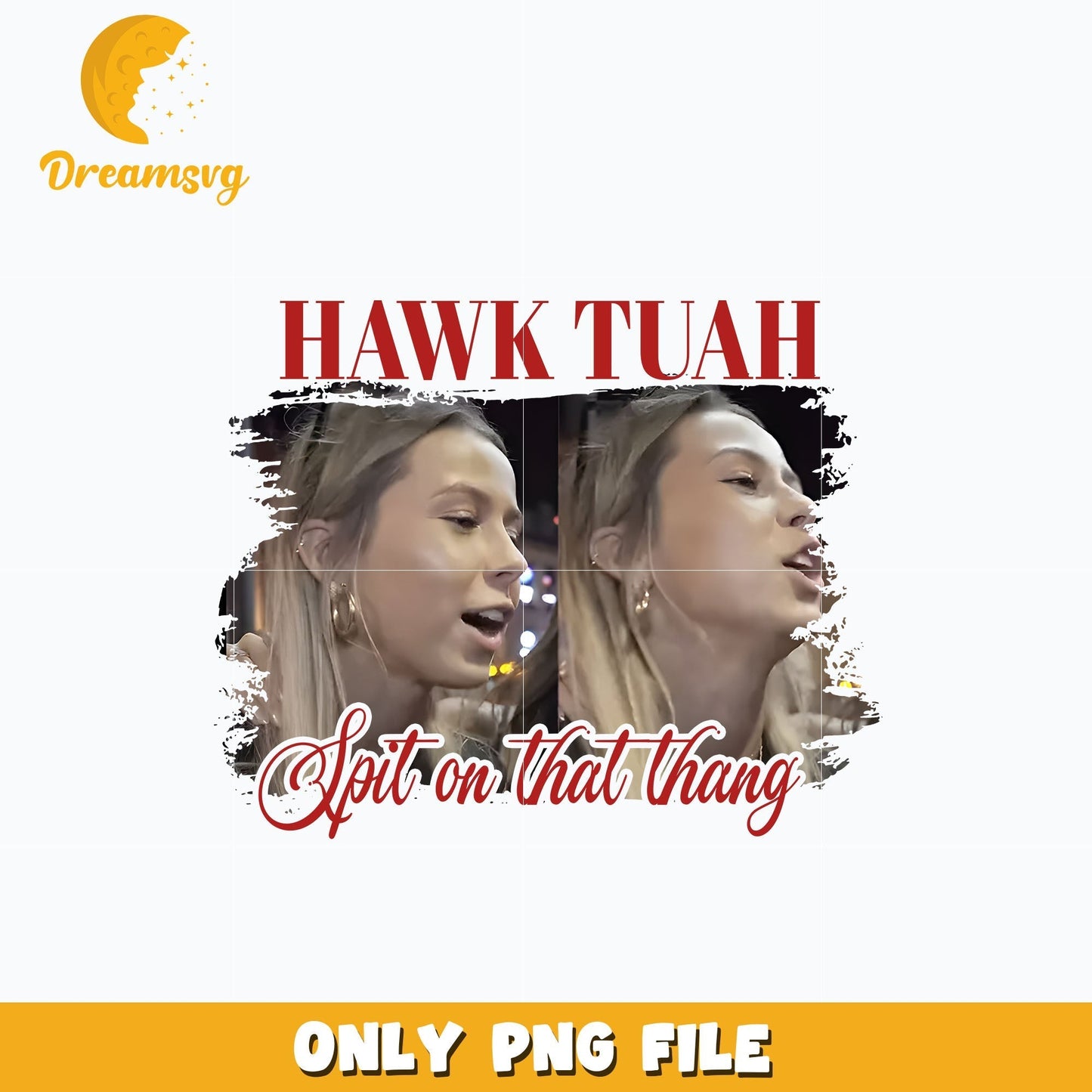 Hawk Tuah Spit On That Thang png, Spit Girl Png