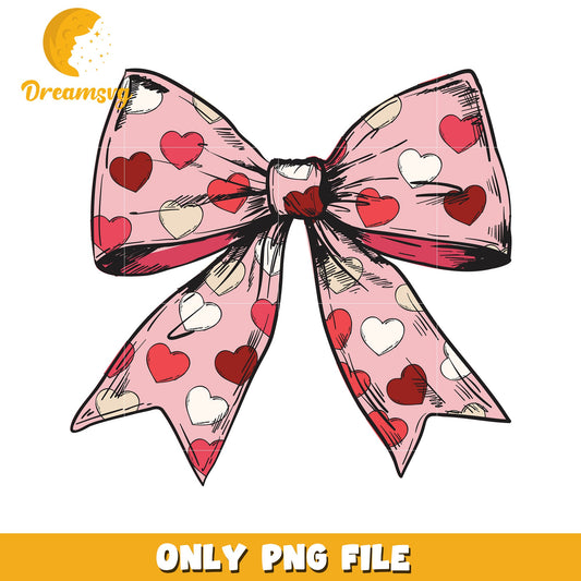 Hearts Bow PNG Clipart