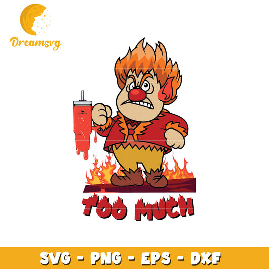 Heat Miser standley cup too much svg, heat miser svg, standley svg