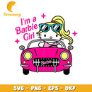 Hello Kitty Barbie Girl SVG Cut File