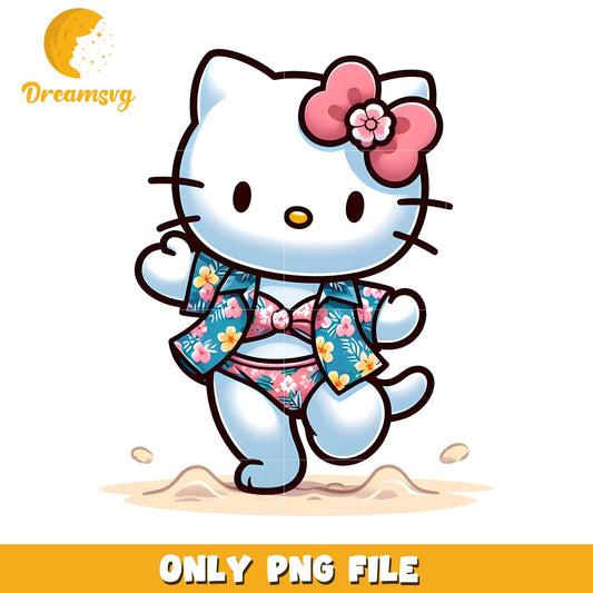Hello Kitty Beach PNG Image Download