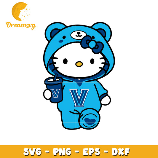Hello Kitty Bear SVG Design Cute Fan Art Style