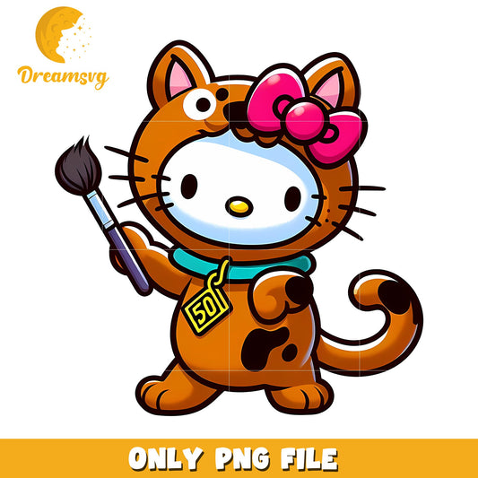 Hello Kitty Cat Costume PNG