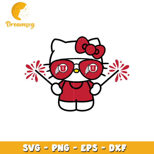 Hello Kitty Cheer SVG Design for Team Spirit