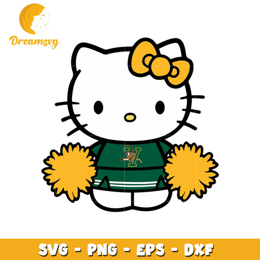 Hello Kitty Cheerleader SVG Design for Crafting Fun