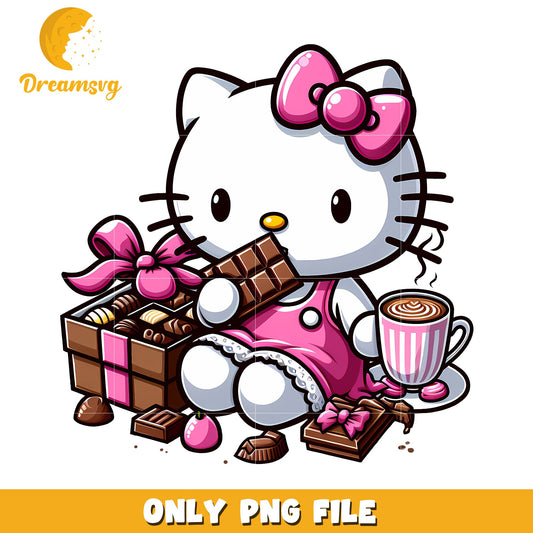 Hello Kitty Chocolate PNG Image