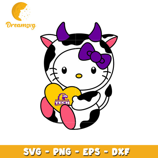 Hello Kitty Cow SVG Tennessee Tech