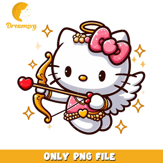 Hello Kitty Cupid Angel PNG Download