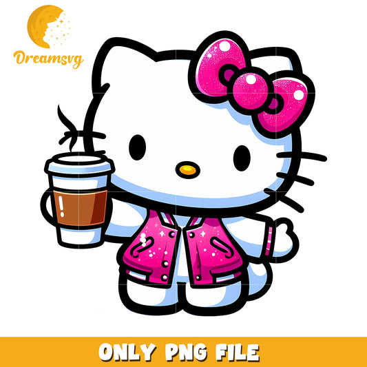 Hello Kitty Cute Outfit PNG File for Crafting and Design Use