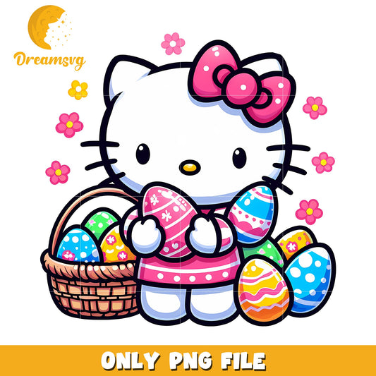 Hello Kitty Easter PNG Cute Easter Bunny