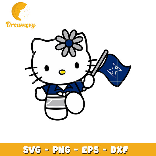 Hello Kitty Flag SVG Design for Crafts and Projects