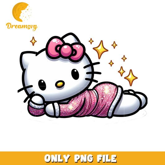 Hello Kitty Glitter PNG Download