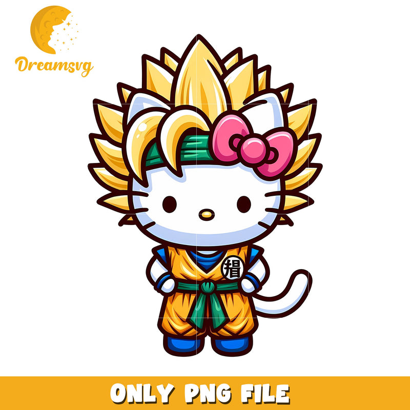 Hello Kitty Goku PNG Download