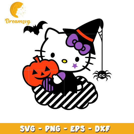 Hello Kitty Halloween SVG PNG EPS DXF