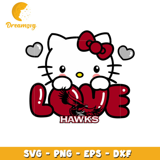 Hello Kitty Hawks SVG Love Design