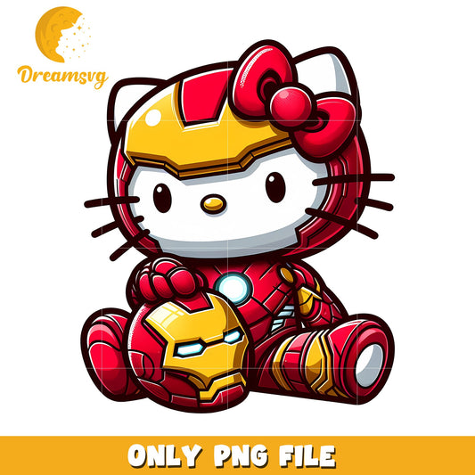 Hello Kitty Iron Man PNG