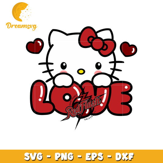 Hello Kitty Love SVG Design for Crafts and Decor