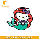 Hello Kitty Mermaid SVG Cut File