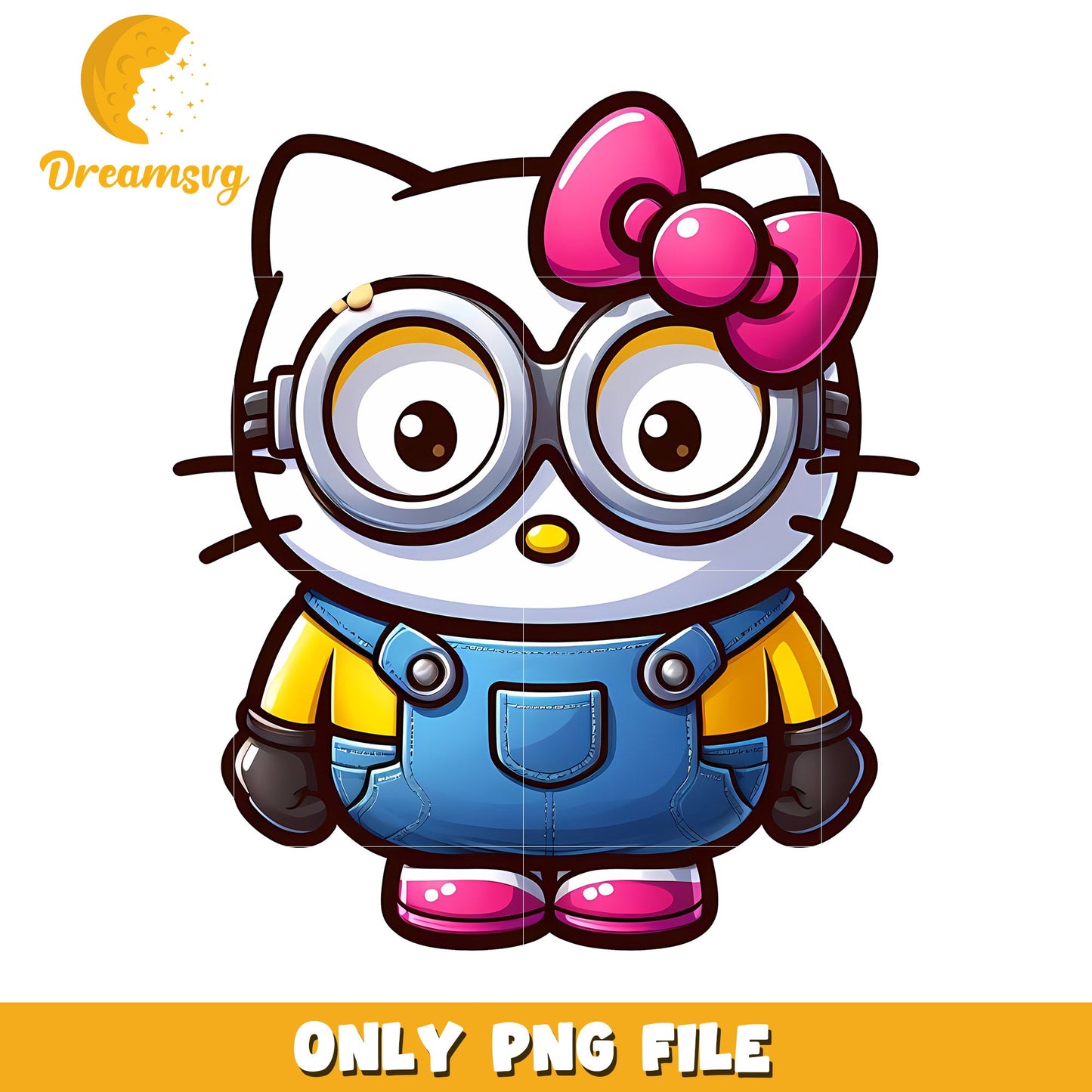 Hello Kitty Minion PNG Clipart