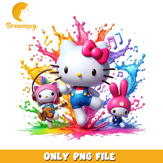 Hello Kitty Music PNG Download
