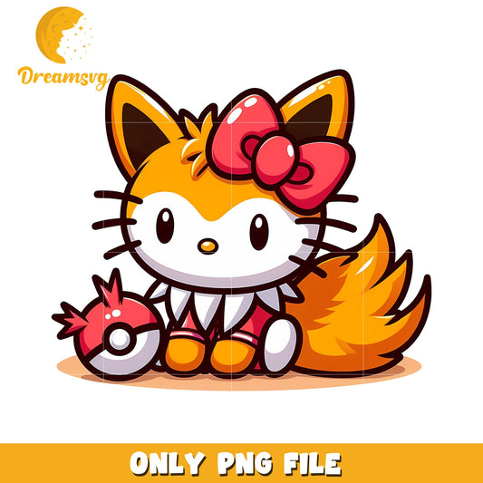 Hello Kitty Ninetails PNG Download