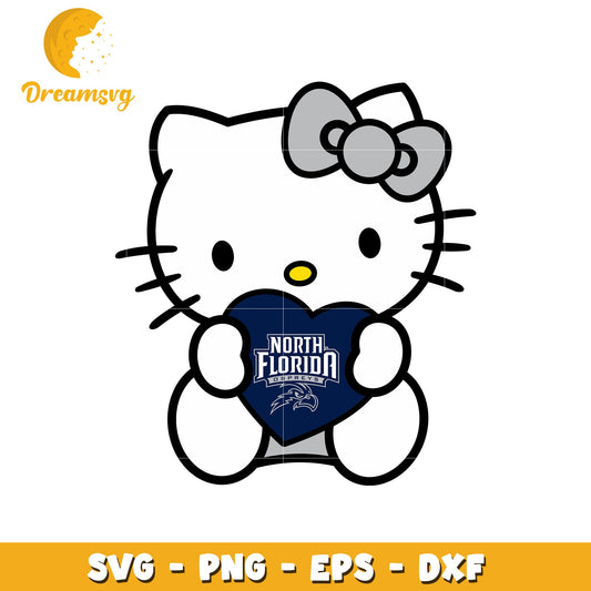 Hello Kitty North Florida Ospreys SVG