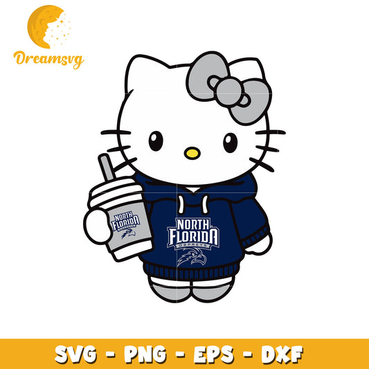 Hello Kitty North Florida Ospreys SVG Design File