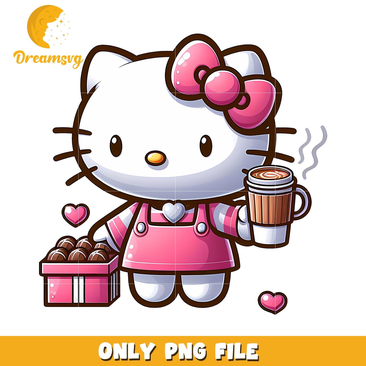 Hello Kitty PNG Coffee & Chocolates