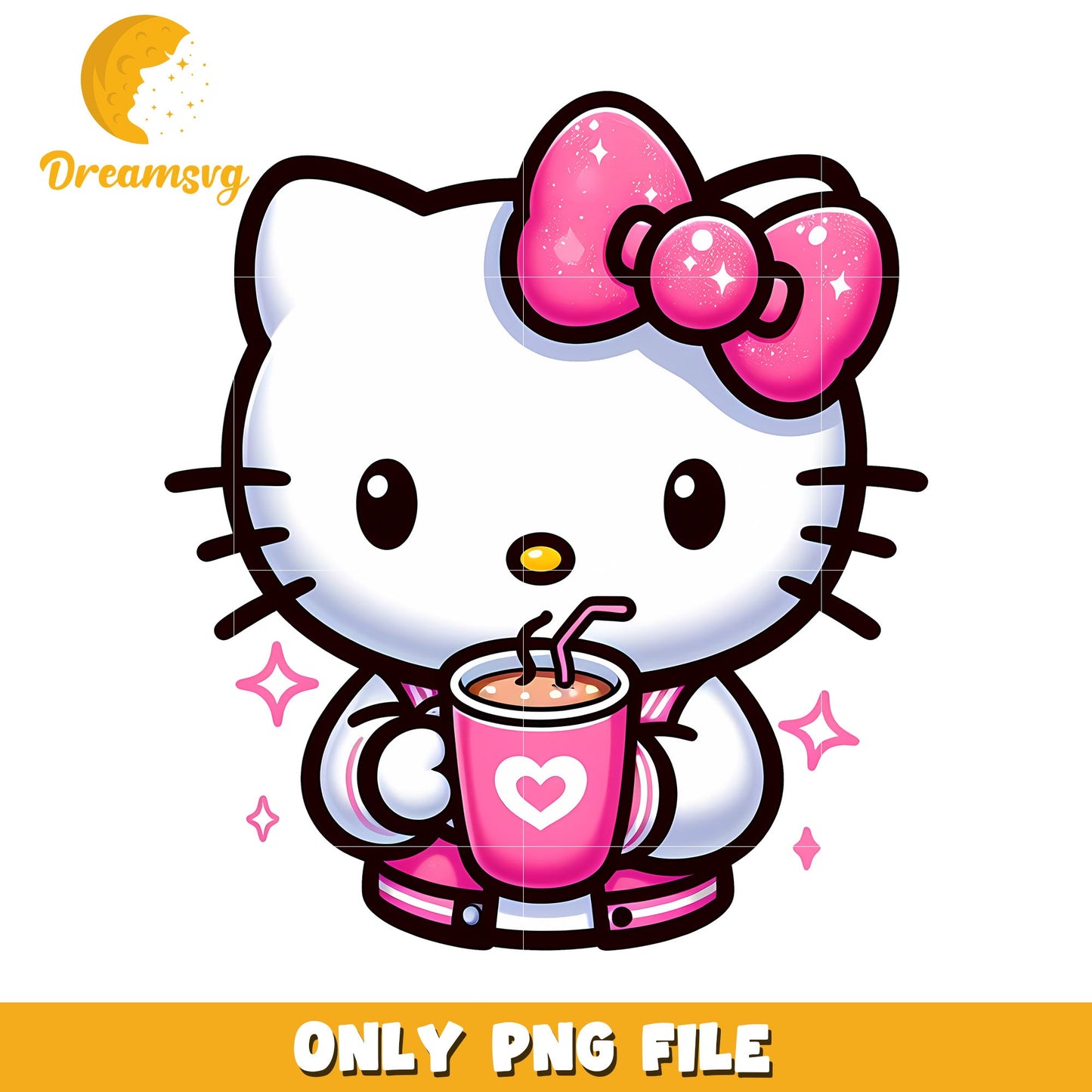 Hello Kitty PNG Drink Cute Kawaii Image