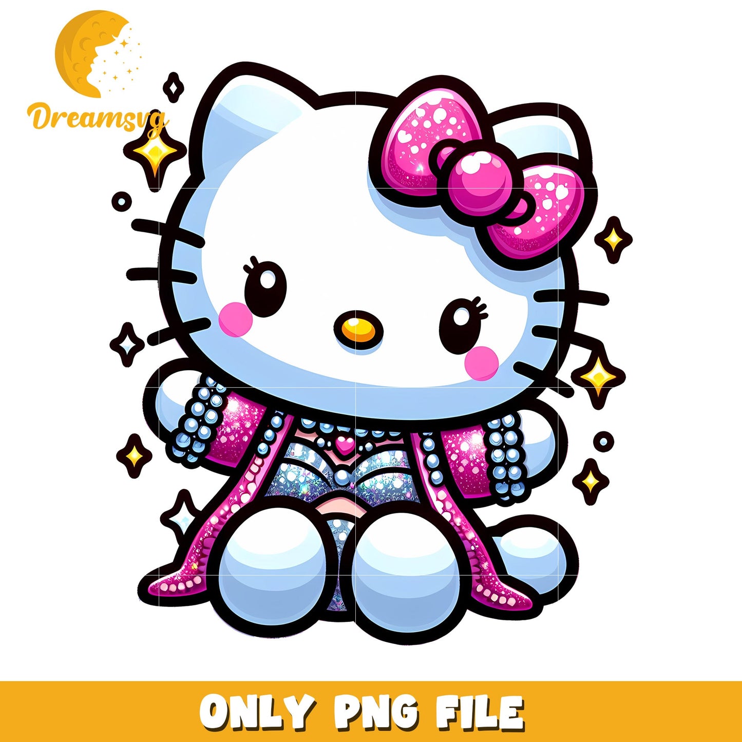 Hello Kitty PNG Glittery Diva Costume