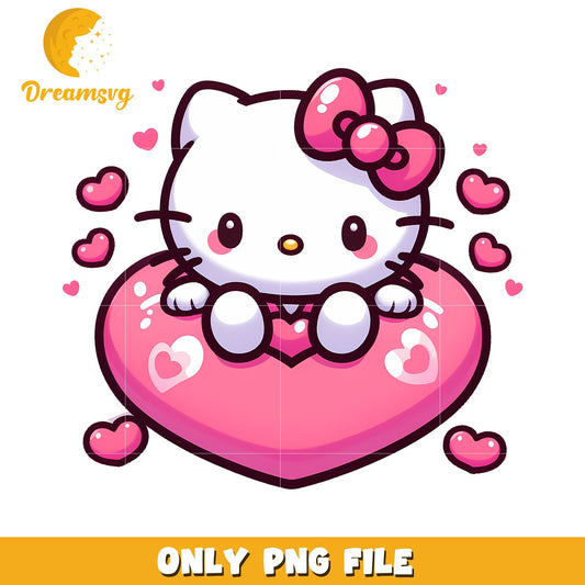 Hello Kitty PNG Heart Valentines Day