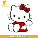 Hello Kitty PNG Red Dress
