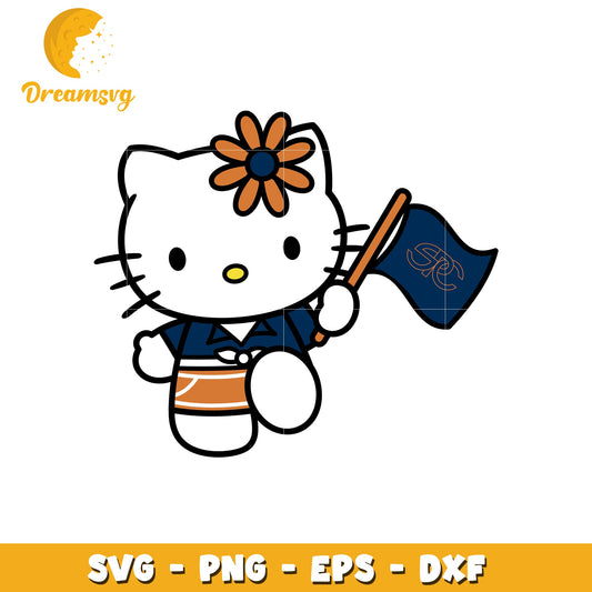 Hello Kitty SVG Cute Flower Design