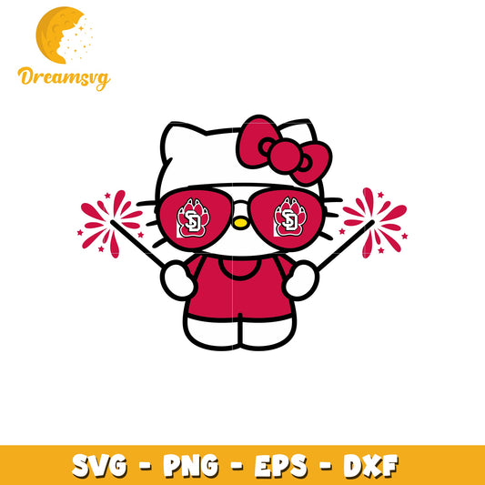 Hello Kitty SVG Design SDSU Theme