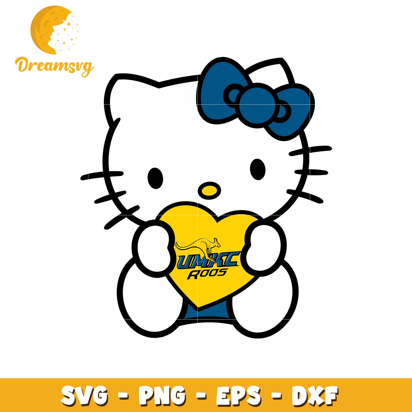 Hello Kitty SVG Design UMKC Roos