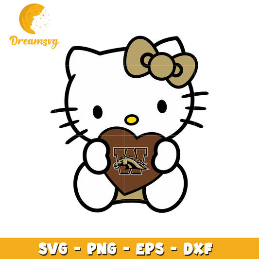 Hello Kitty SVG Design Western Mustangs