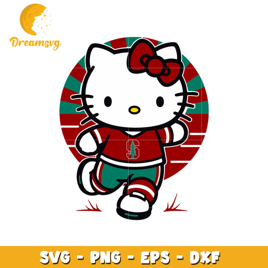 Hello Kitty SVG Design for Holiday Sports Theme