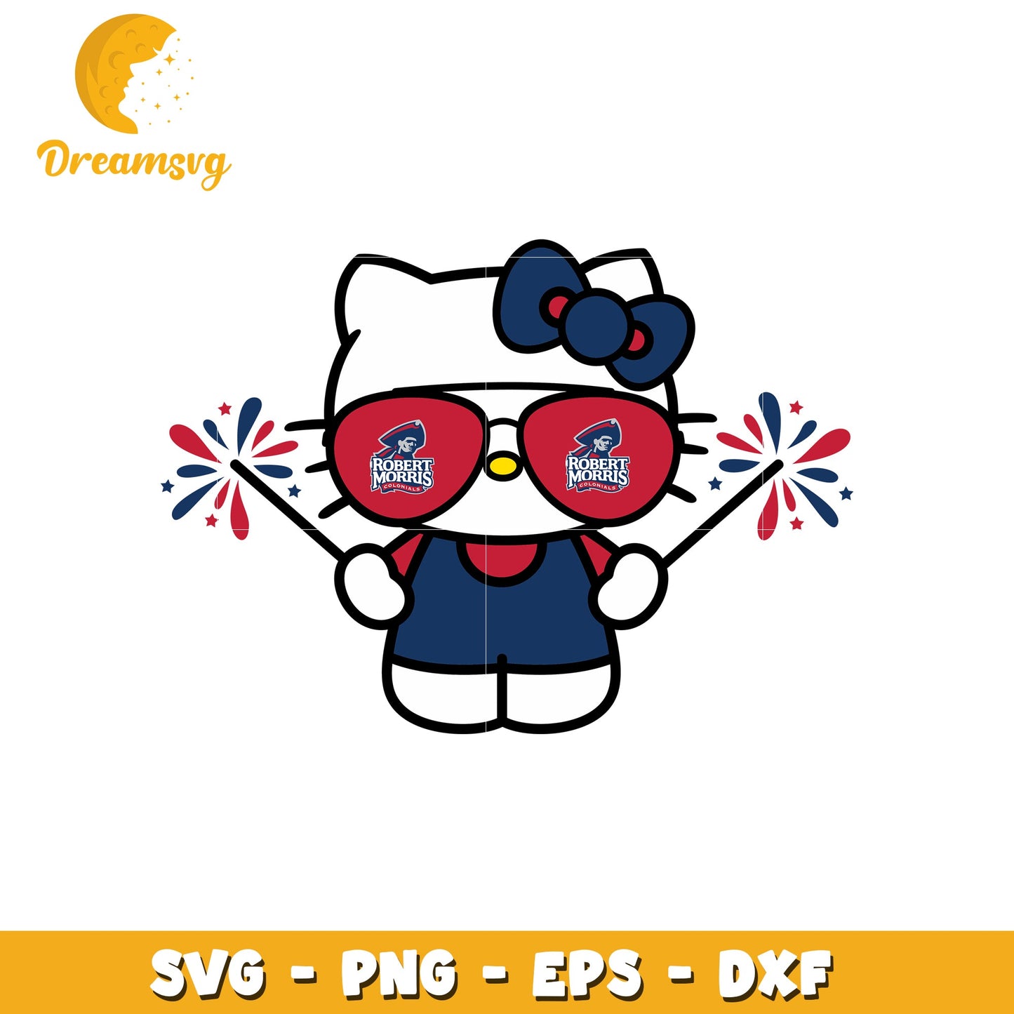 Hello Kitty SVG Design with Robert Morris Spirit