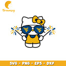 Hello Kitty SVG West Virginia Mountaineers