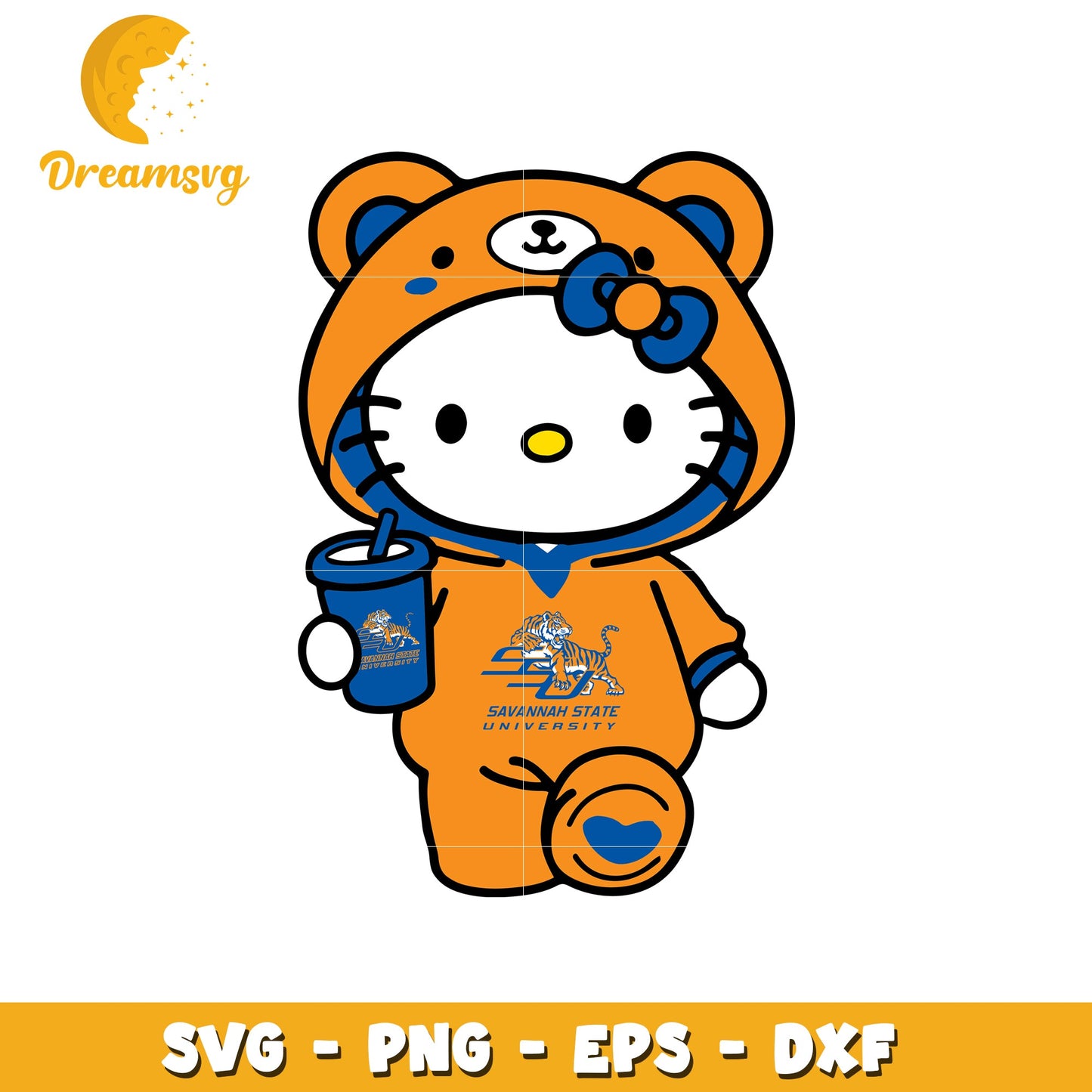 Hello Kitty Savannah State SVG