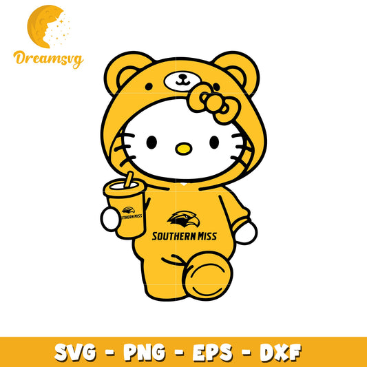 Hello Kitty Southern Miss SVG