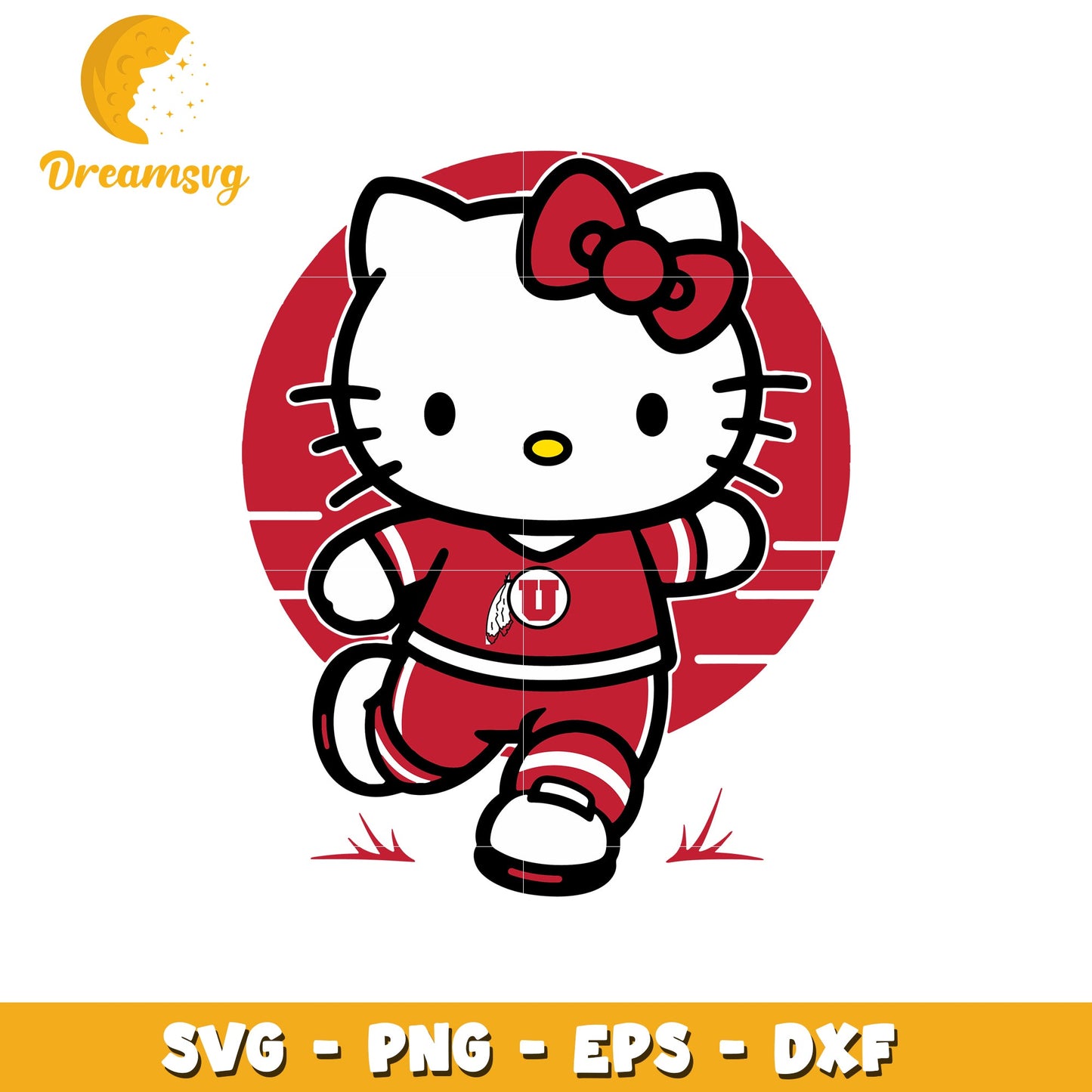 Hello Kitty Sports SVG Fun Design for Fans