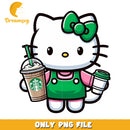 Hello Kitty Starbucks PNG File Cute Coffee Graphic Design