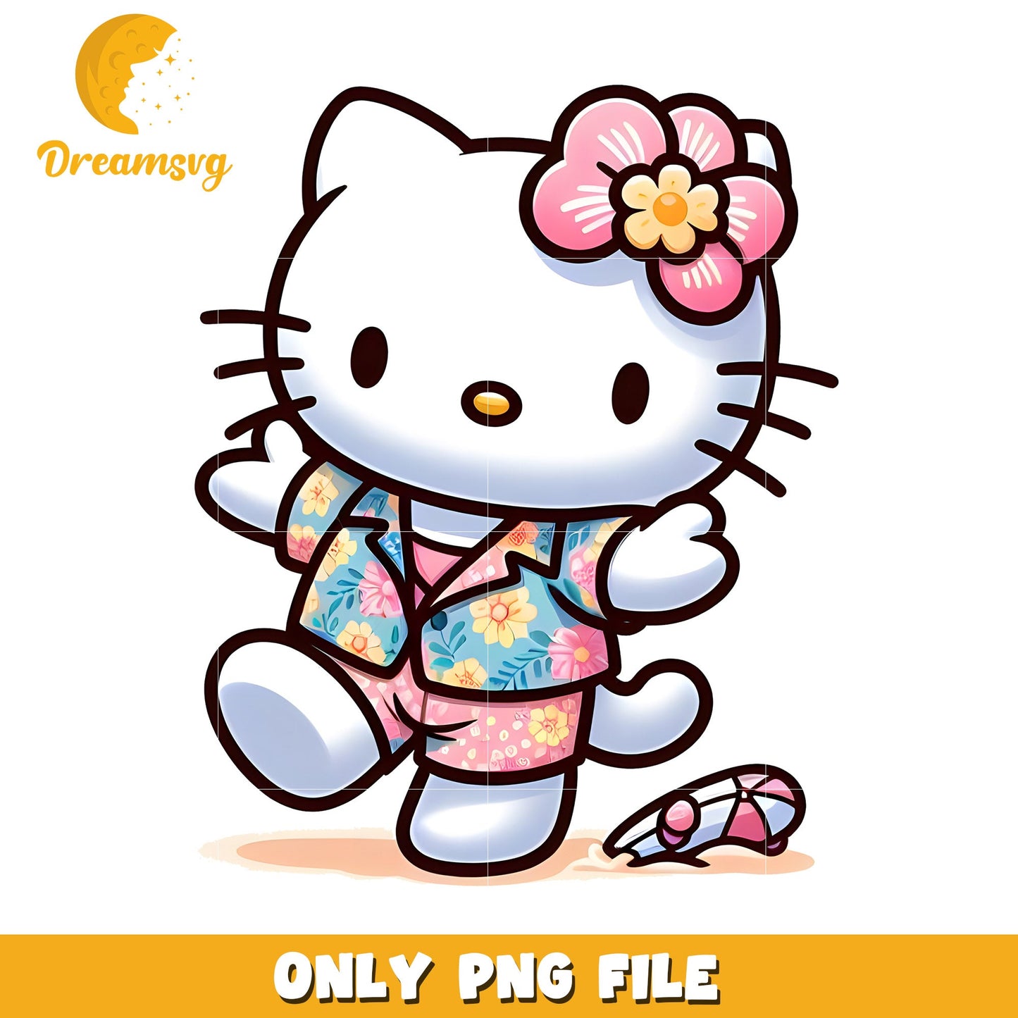 Hello Kitty Summer PNG Clipart