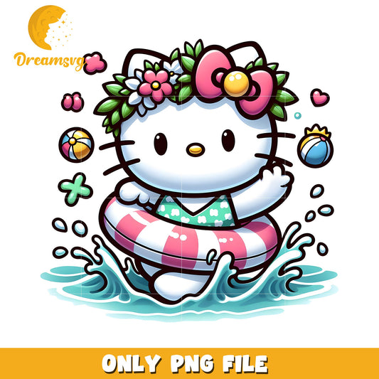 Hello Kitty Summer PNG Clipart