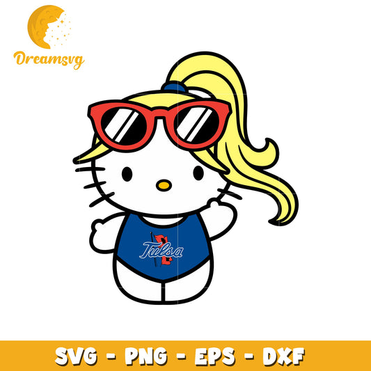 Hello Kitty Summer SVG Design for Fans and Crafters